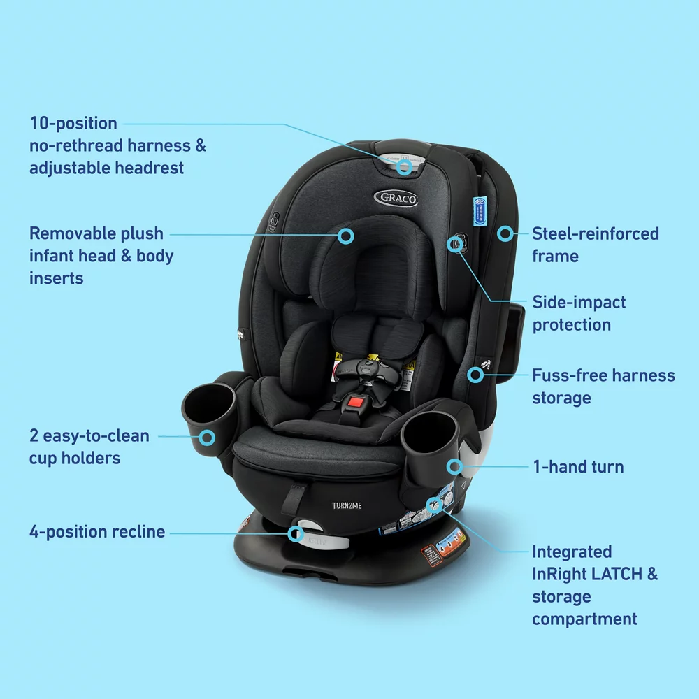 Turn2Me? 3-in-1 Rotating Car Seat - Image 8